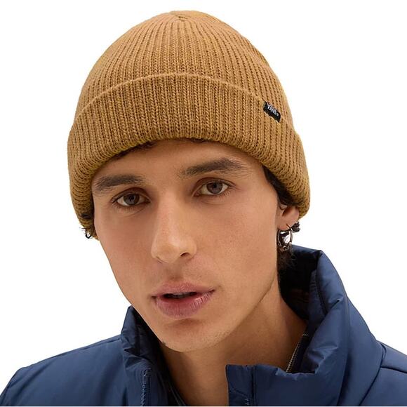 Vans Other - NWOT Vans Core Basic Ribbed Beanie UNISEX OSFM Tan Outdoor Winter Skater